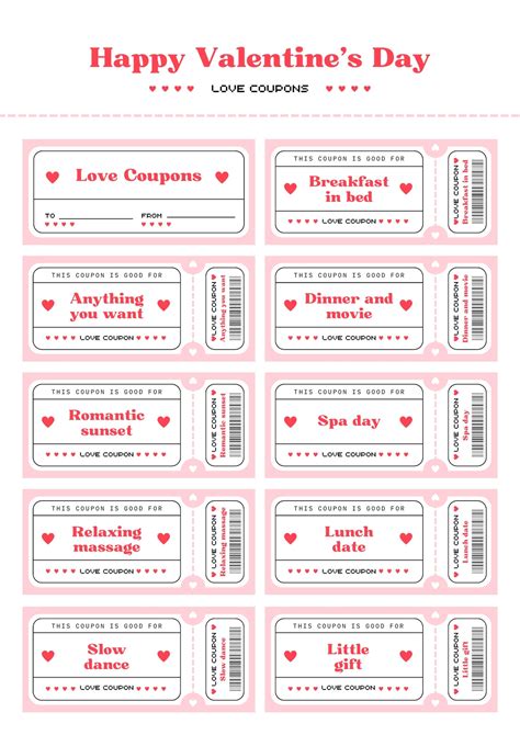 kinky love coupons|5 Free Printable Love Coupons for Valentine's Day .